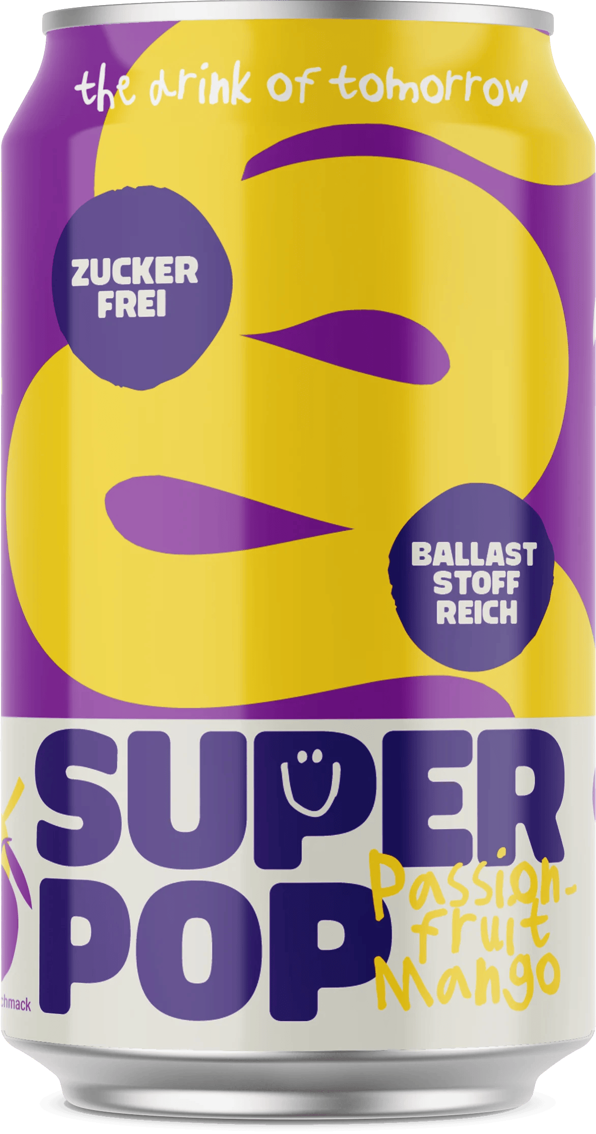 Super Pop Passionfruit-Mango 0.33l Dose (Einweg)