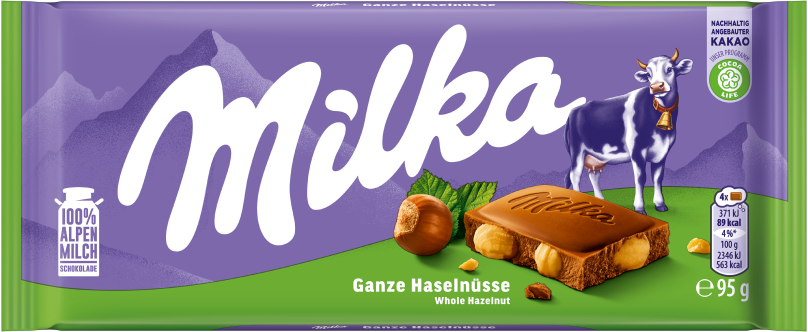 Milka Ganze Haselnuss - 95g