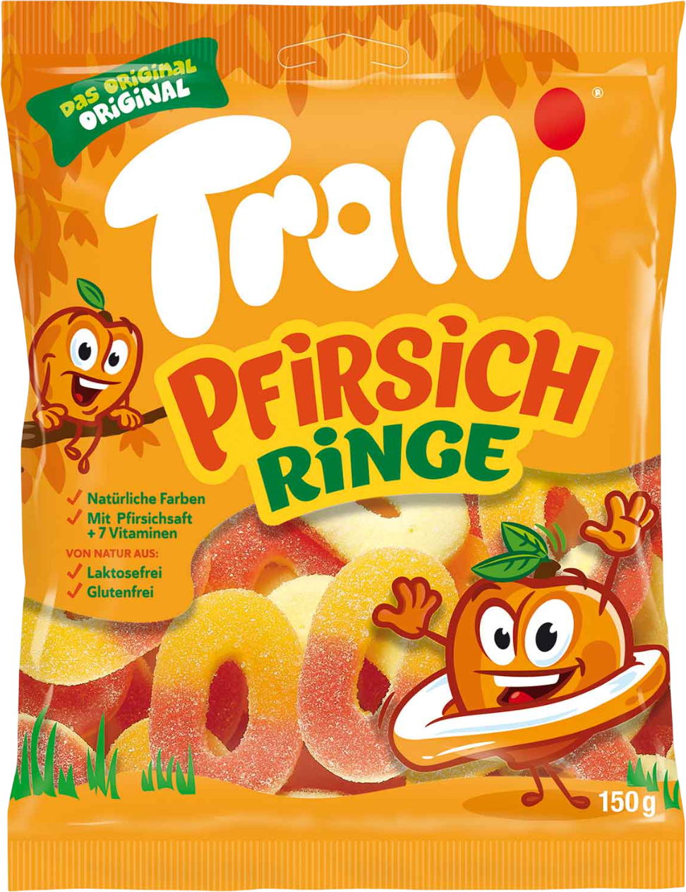 Trolli Pfirsichringe - 150g
