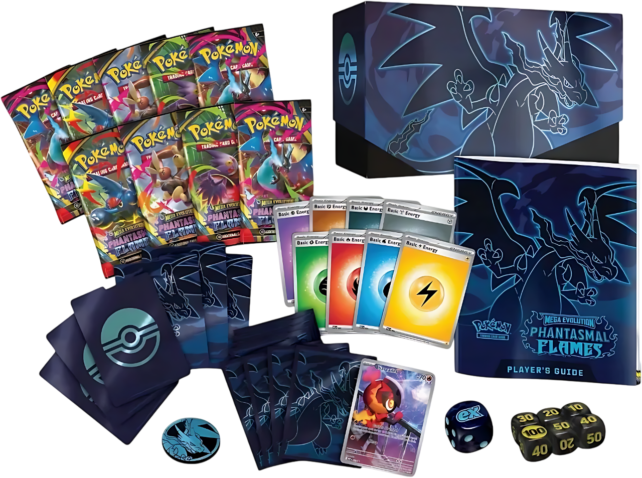 Pokémon TCG - Phantasmal Flames - Elite Trainer Box (ETB) / Englisch