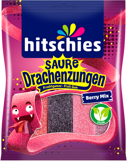 Hitschies Saure Drachenzungen - Berry Mix - 125g