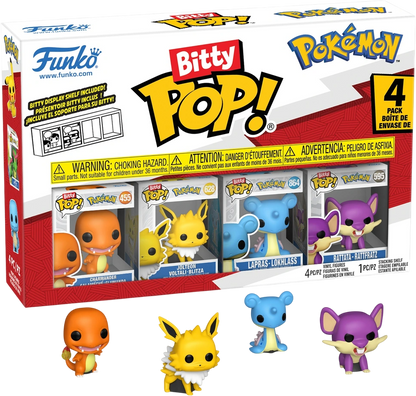 Funko Bitty POP! Figuren Pokémon Glumanda - 4er Set (2. Serie)