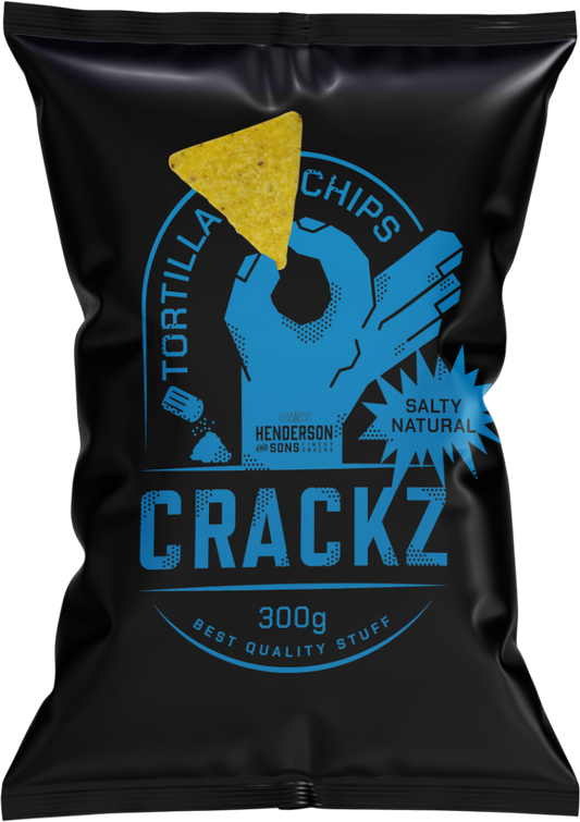 Crackz Tortilla Chips Salty Natural - 300g