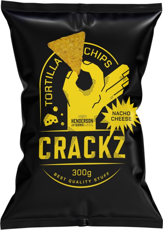 Crackz Tortilla Chips Nacho Cheese - 300g