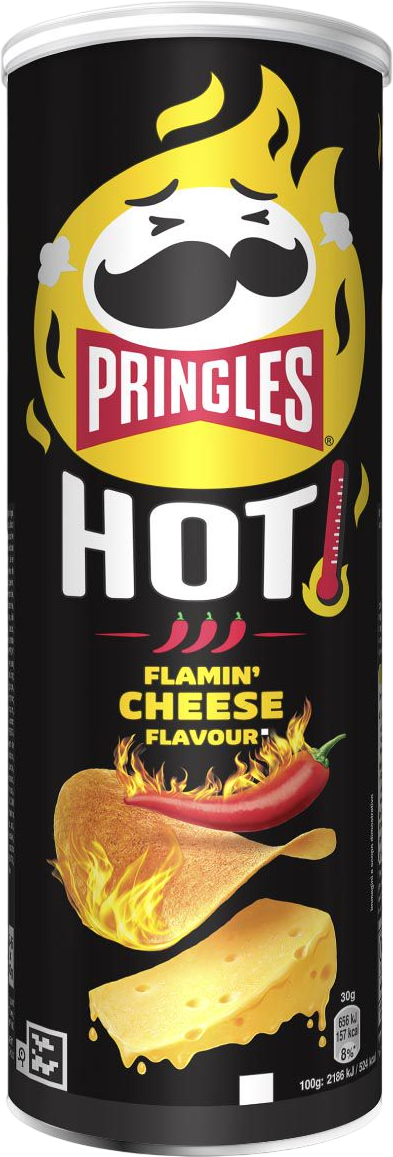 Pringles Hot Flamin' Cheese - 165g