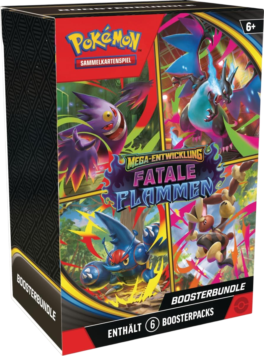 Pokémon TCG - Fatale Flammen - Boosterbundle (6) / Deutsch