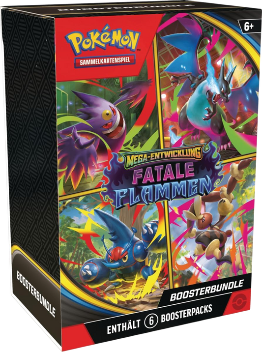 Pokémon TCG - Fatale Flammen - Boosterbundle (6) / Deutsch