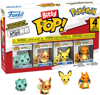 Funko Bitty POP! Figuren Pokémon Bisasam - 4er Set (3. Serie)