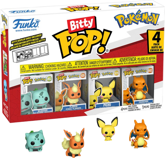 Funko Bitty POP! Figuren Pokémon Bisasam - 4er Set (3. Serie)