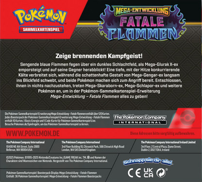 Pokémon TCG - Fatale Flammen - Display (36) / Deutsch