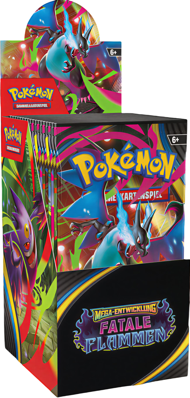 Pokémon TCG - Fatale Flammen - Display (18) / Deutsch