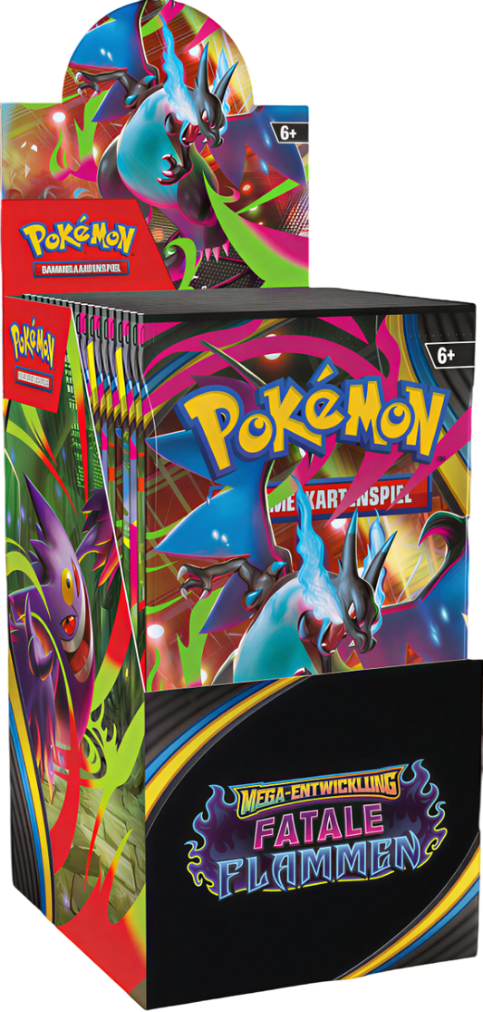 Pokémon TCG - Fatale Flammen - Display (18) / Deutsch