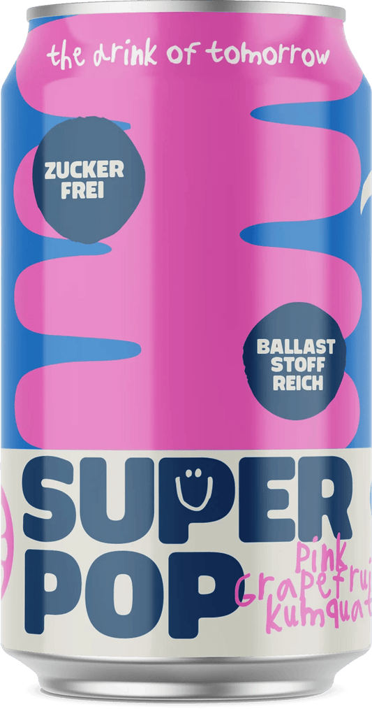 Super Pop Grapefruit-Kumquat 0.33l Dose (Einweg)