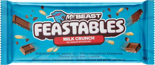MrBeast Feastables Milk Crunch - 60g