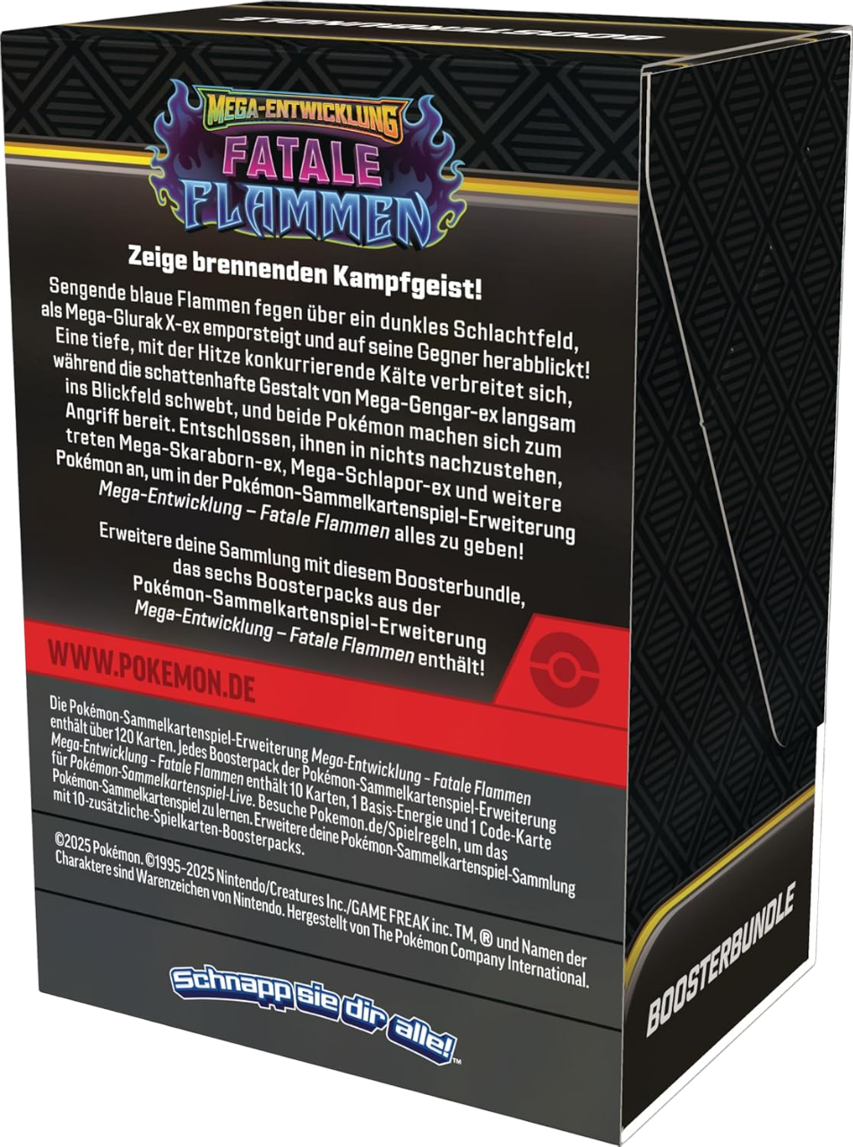 Pokémon TCG - Fatale Flammen - Boosterbundle (6) / Deutsch