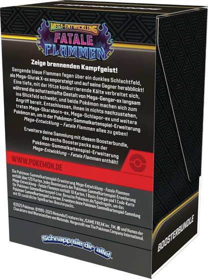 Pokémon TCG - Fatale Flammen - Boosterbundle (6) / Deutsch