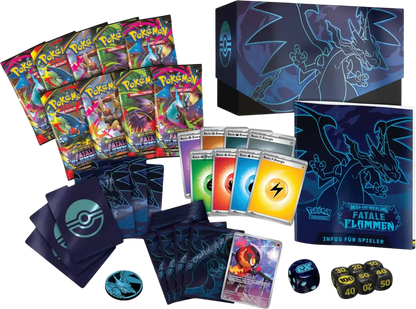 Pokémon TCG - Fatale Flammen - Top-Trainer-Box (TTB) / Deutsch