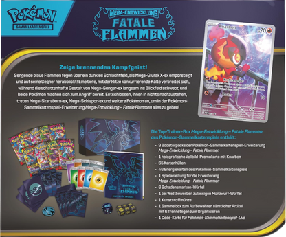 Pokémon TCG - Fatale Flammen - Top-Trainer-Box (TTB) / Deutsch