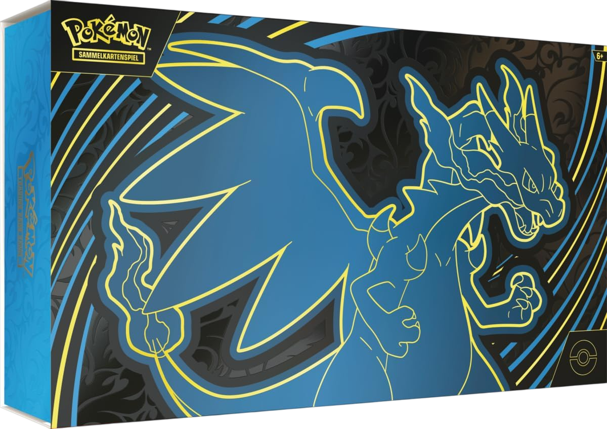 Pokémon TCG - Fatale Flammen - Ultra-Premium-Kollektion (UPK) Mega-Glurak X-ex / Deutsch