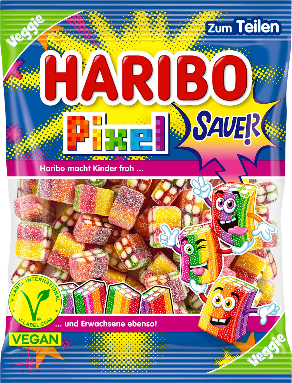 Haribo Pixel Sauer - 160g