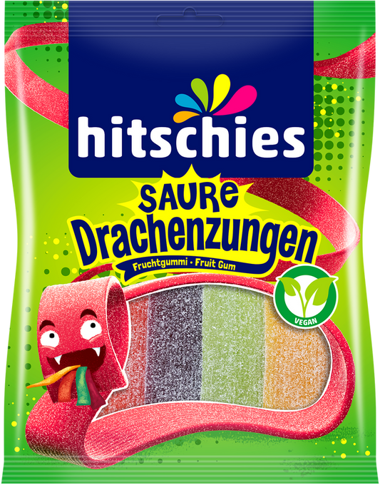 Hitschies Saure Drachenzungen - Bunt - 125g