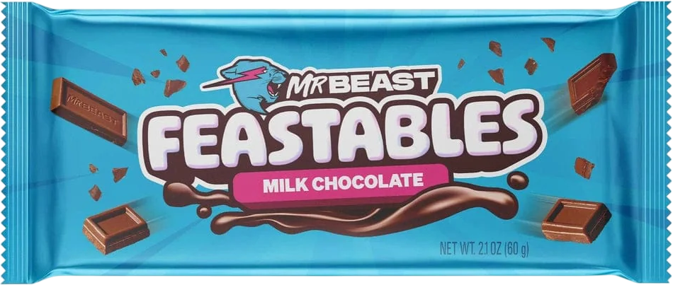 MrBeast Feastables Milk Chocolate - 60g