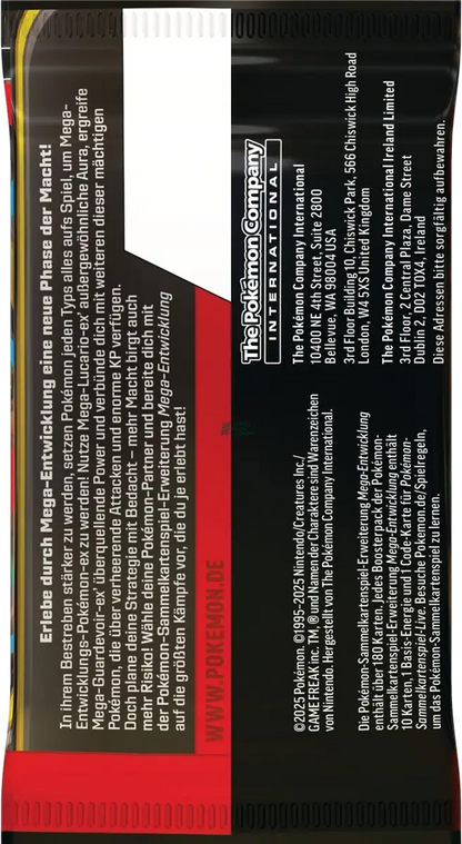 Pokémon TCG - Mega Entwicklung - Booster (1) / Deutsch