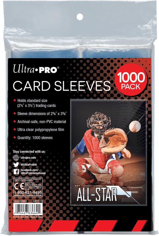 Ultra PRO: Soft Sleeves - Standard - (1000er Pack)