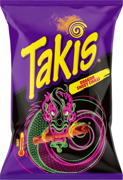 Takis Dragon Sweet Chilli - 18 x 100g