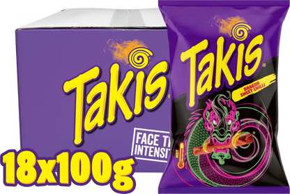 Takis Dragon Sweet Chilli - 18 x 100g