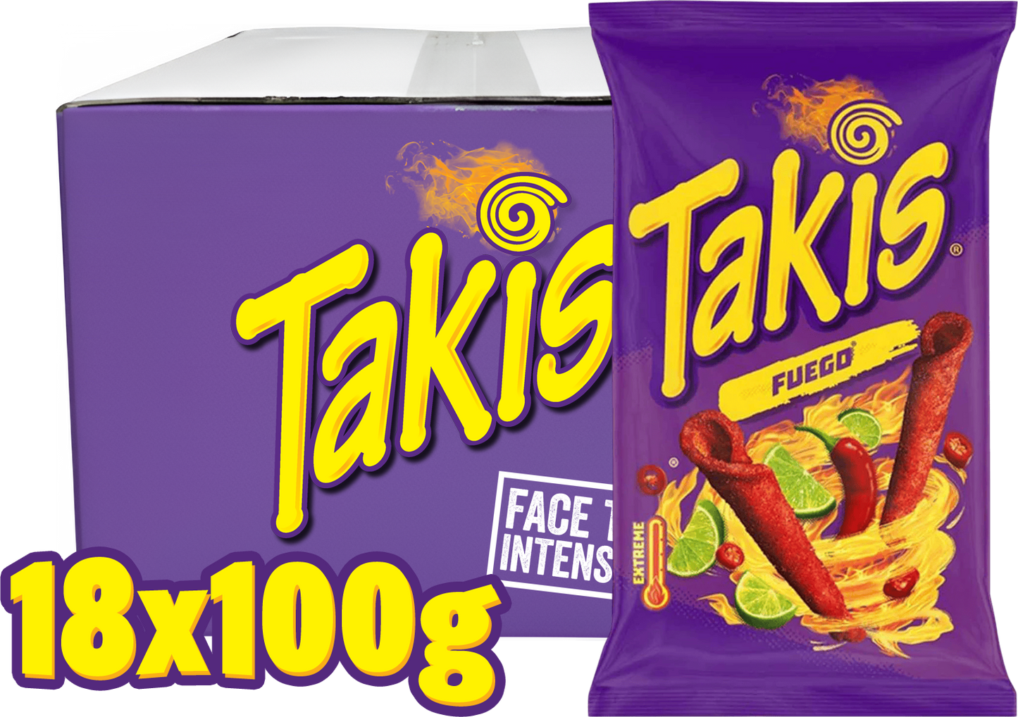 Takis Fuego - 18 x 100g