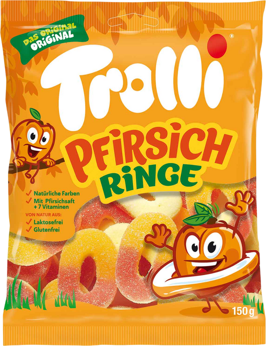 Trolli Pfirsichringe - 150g
